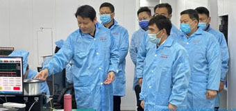 洛阳市委常委、洛龙区委书记到我司考察调研